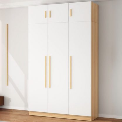 "Children Armoire Shelf Clothing Rod Door Particle Board Wood"